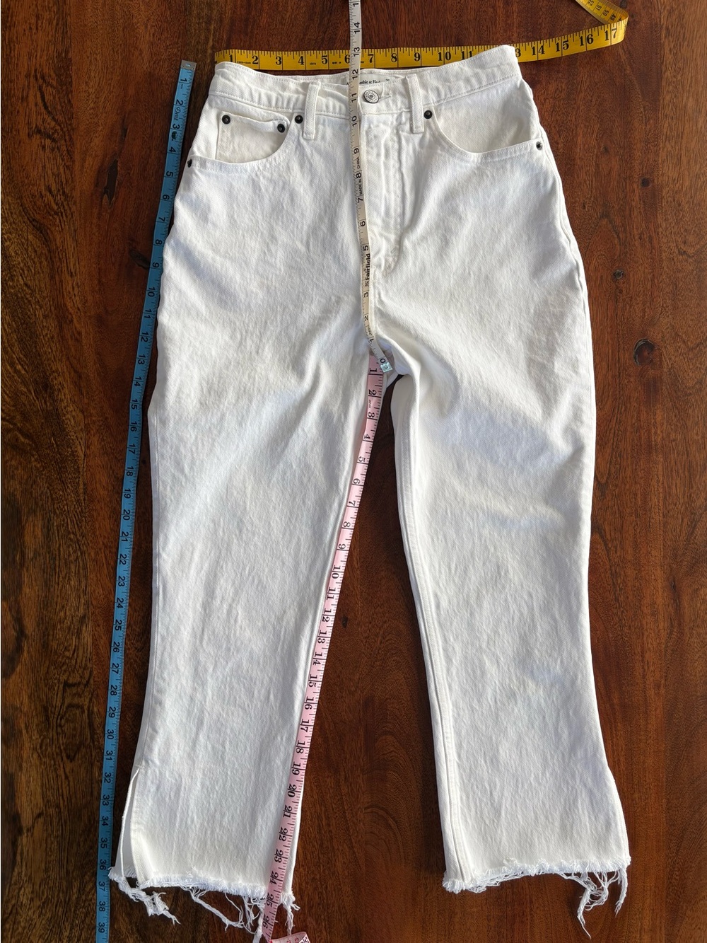 Abercrombie & Fitch Ultra High Rise Kick Flare 26 2 R - Picture 4 of 6
